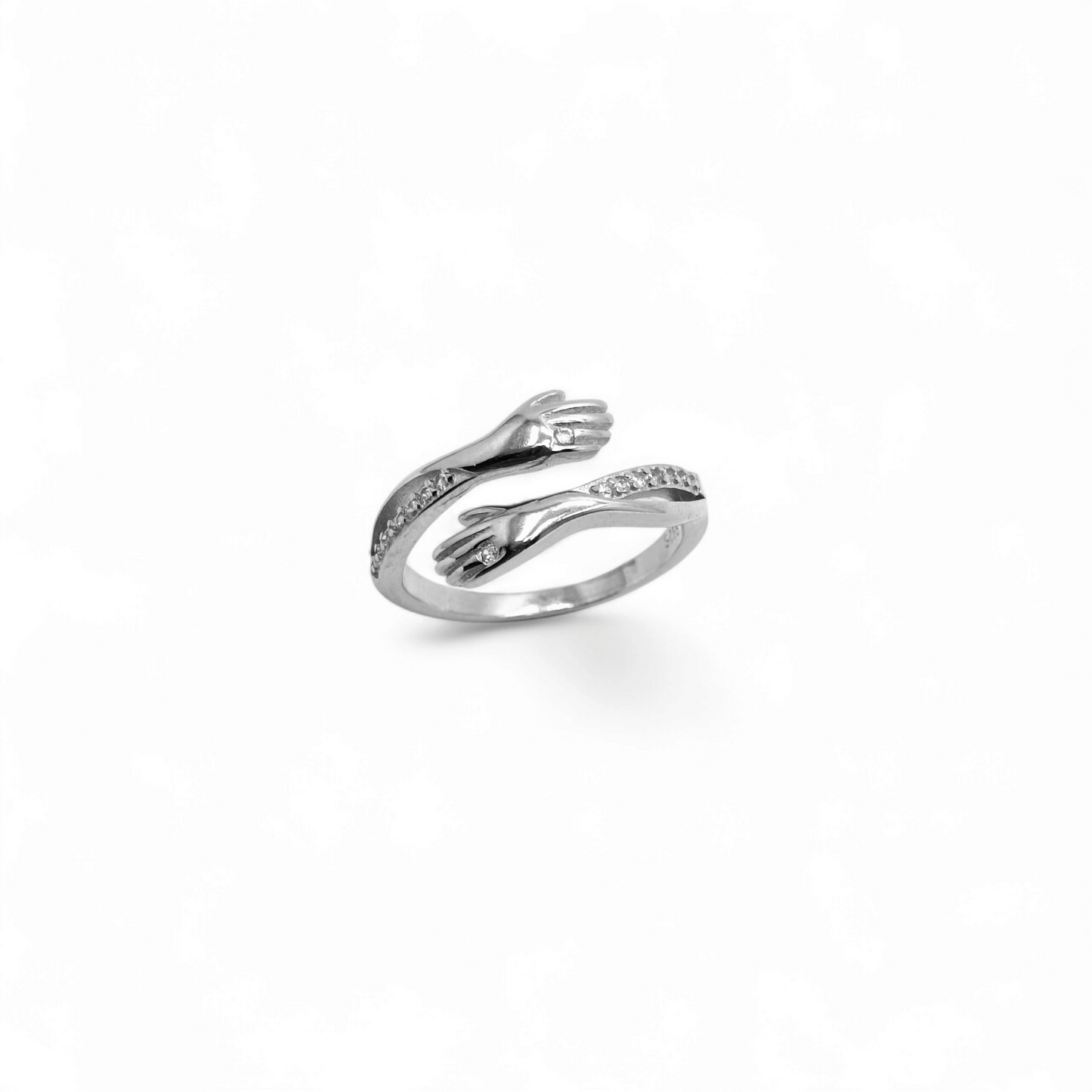 Zircons Hug Ring