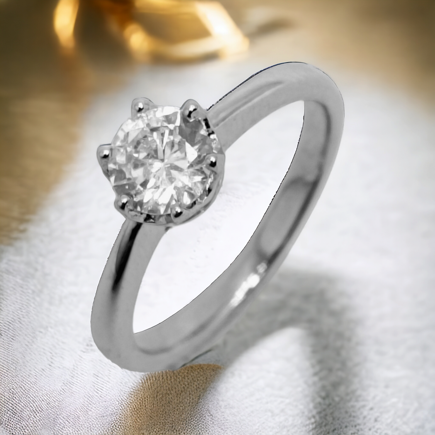 Zircon Solitaire Ring