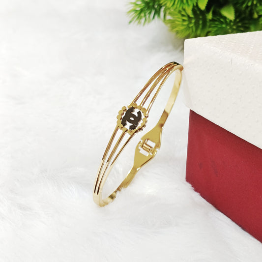 Chanel 18 Kt Gold Plated Bracelet