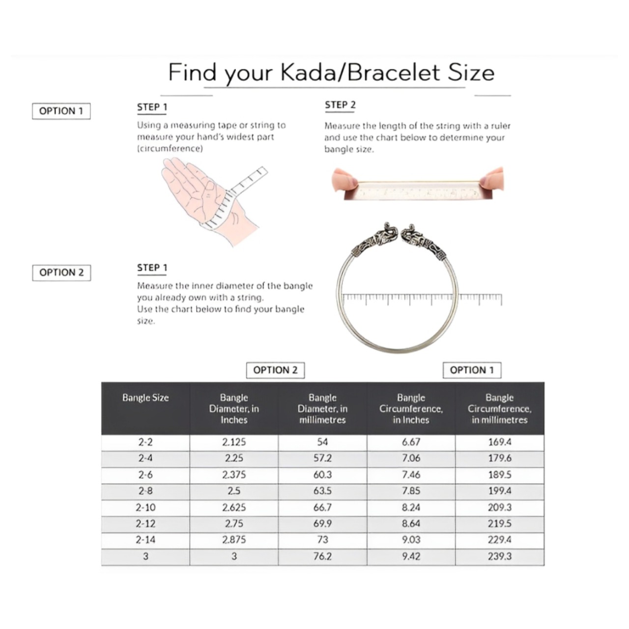 Men's Dual Tone Kada 2.0 | 18 Kt Gold Plated