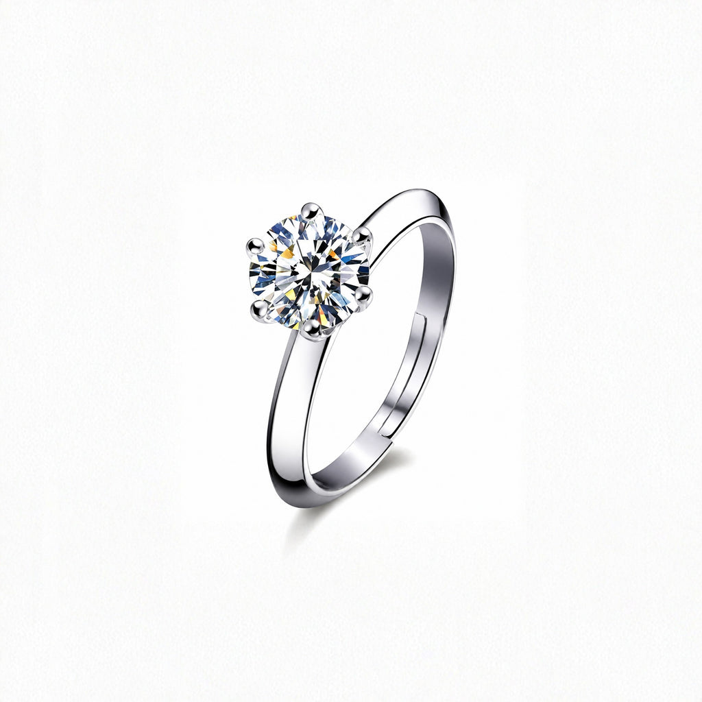 Solitaire Adjustable Ring for Women