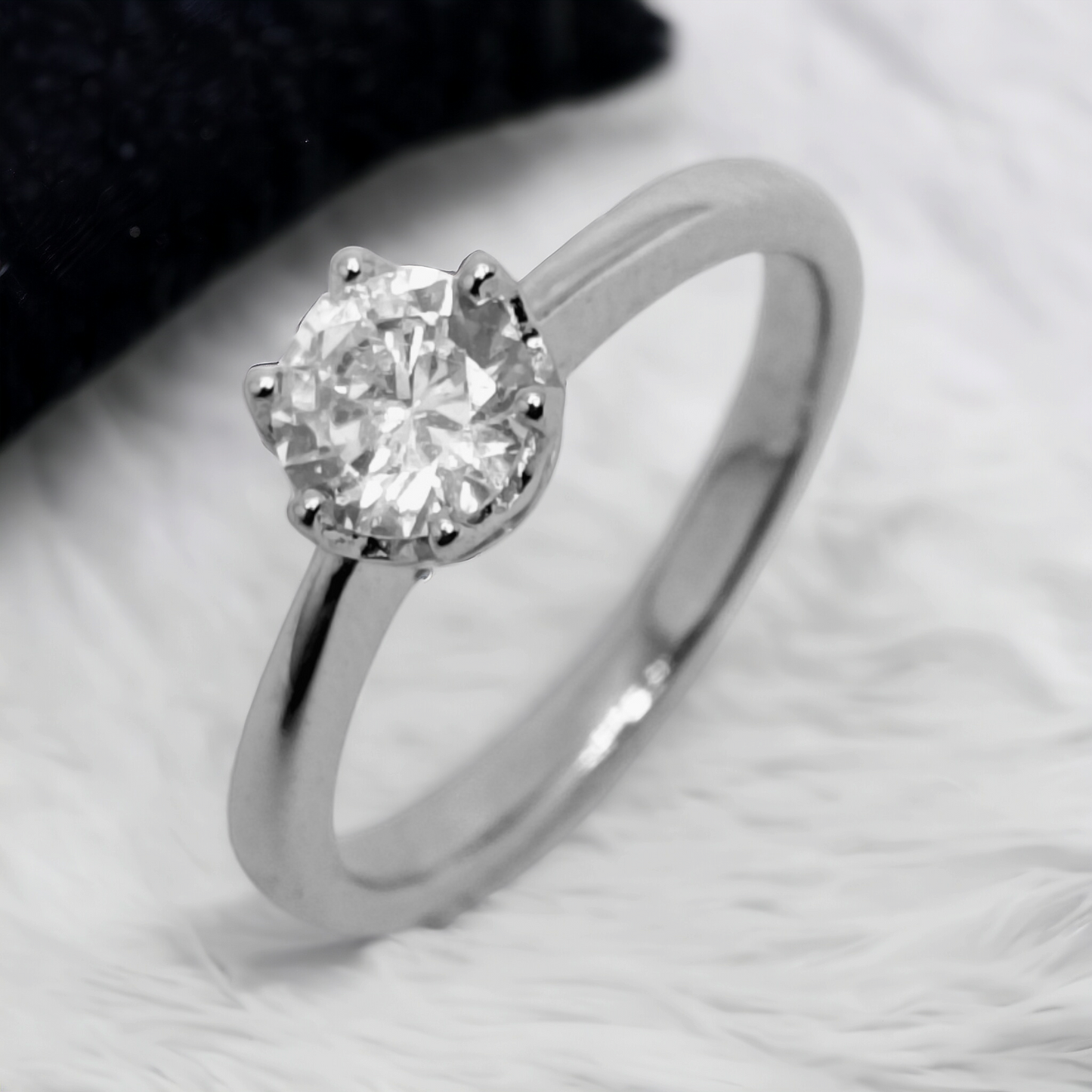 Zircon Solitaire Ring