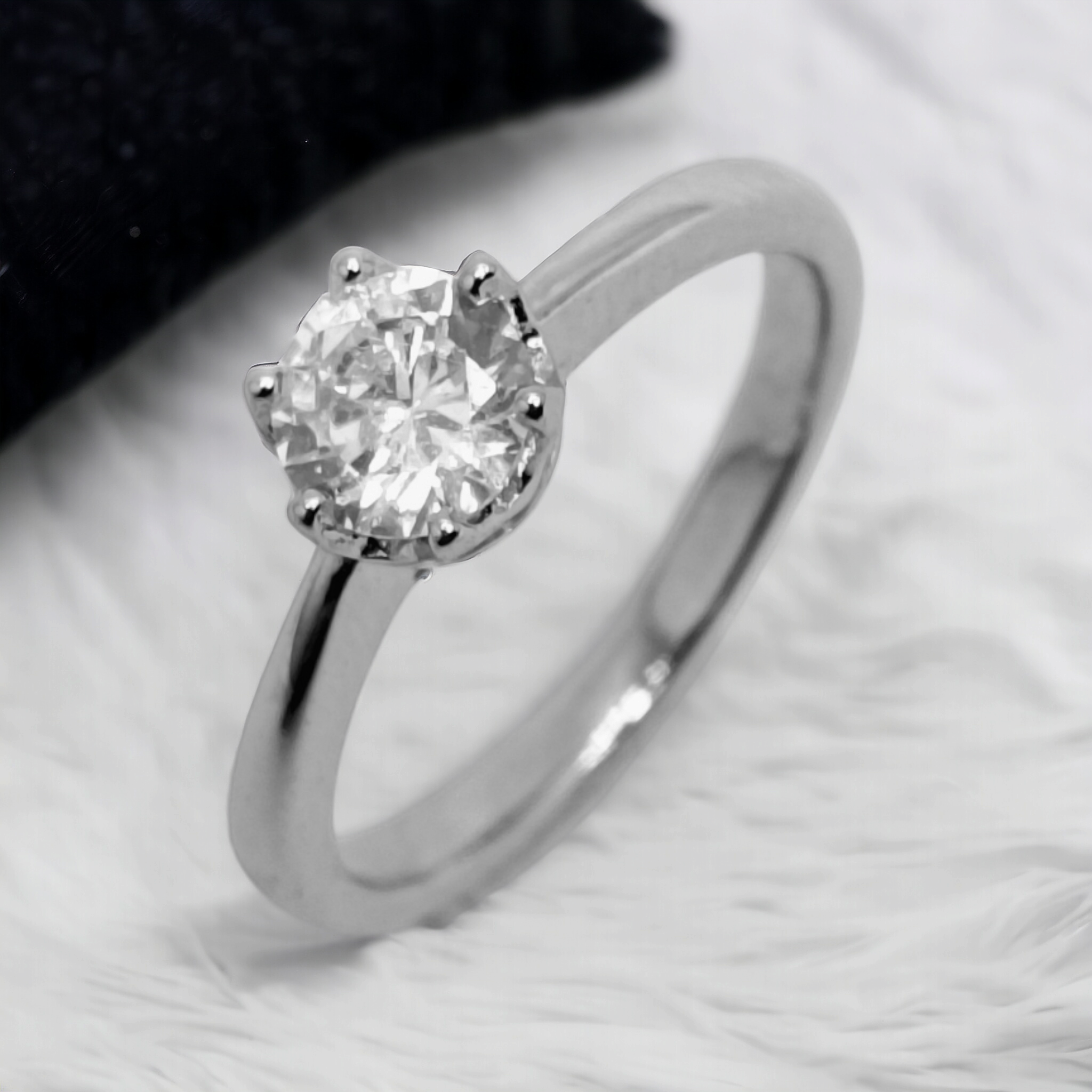 Zircon Solitaire Ring