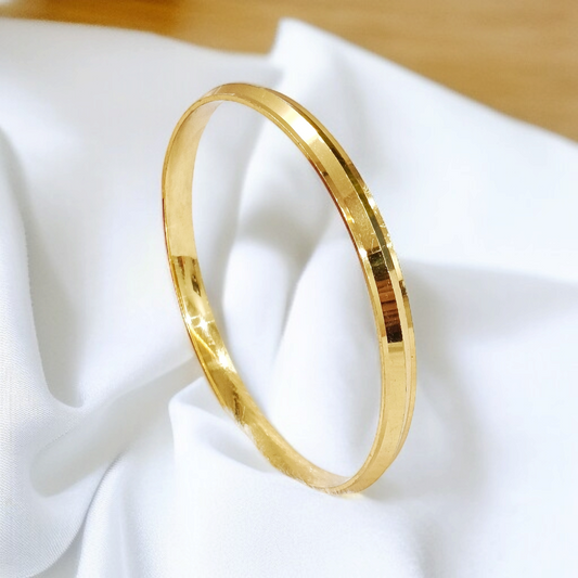 Men's Punjabi Light Weight Kada | 18kt Gold Plated