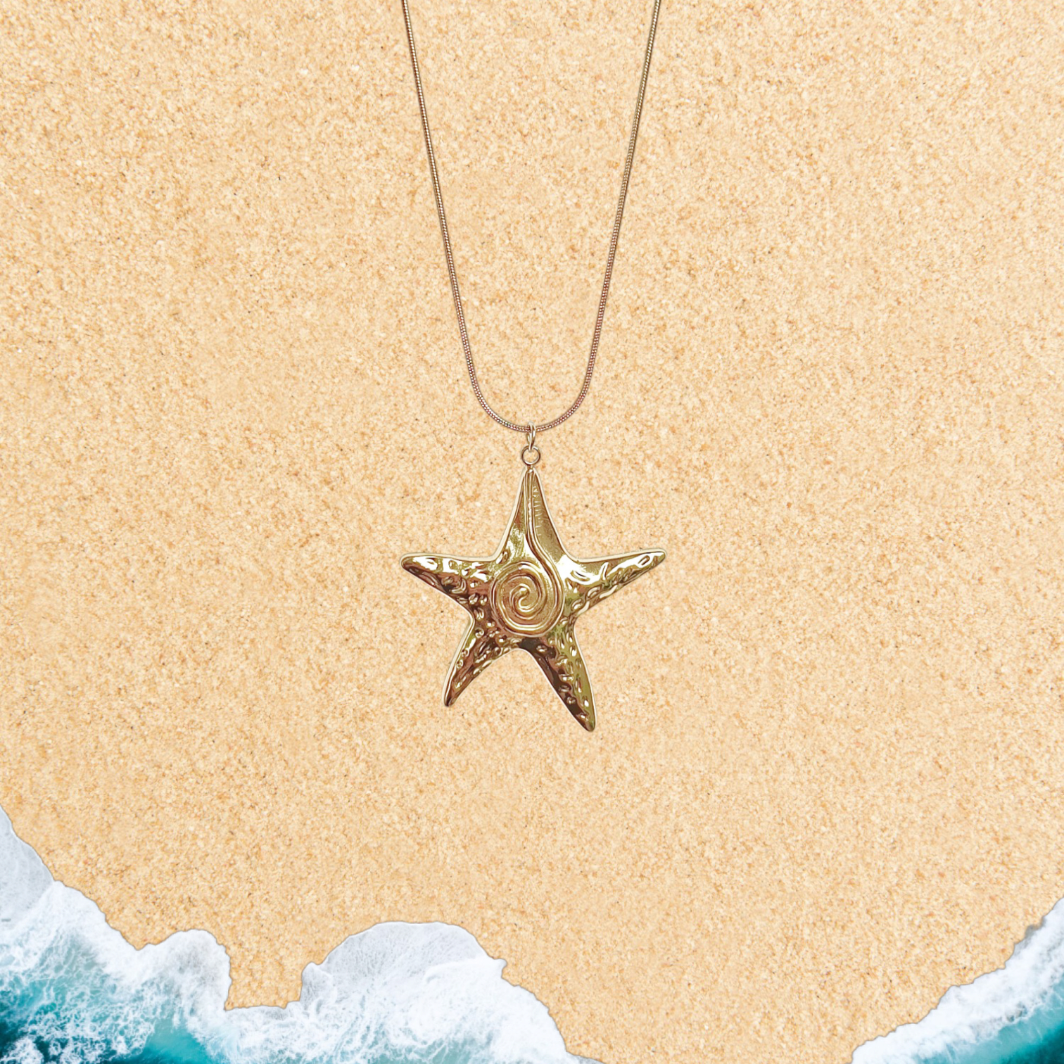 Starfish 18Kt Gold Plated Necklace